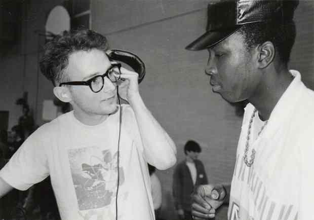 DJing in New York in 1989.
