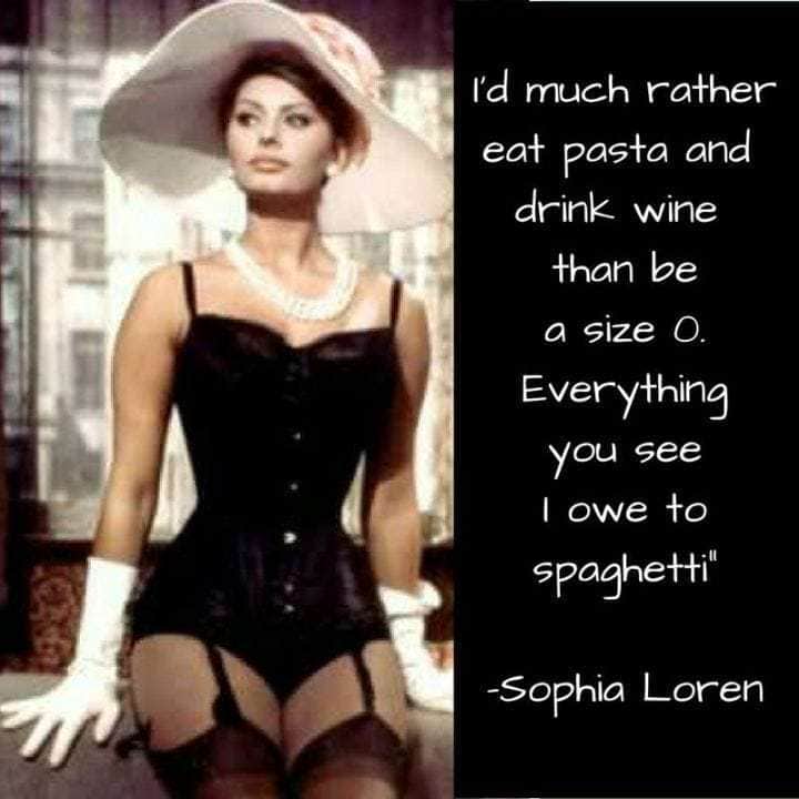 Sophia Loren - Spaghetti Quote