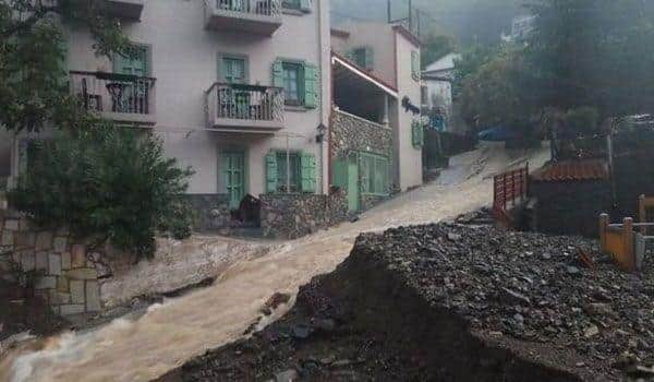 Θεομηνία έπληξε τη Σαμοθράκη. Μεγάλες Καταστροφές