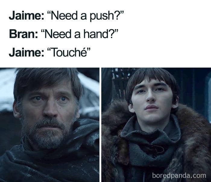 GoT memes - Bran-Jaime