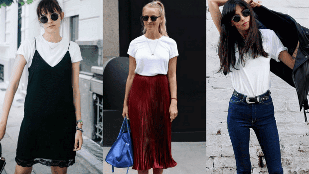 Λευκό t-shirt: 5 τρόποι για να μην βαρεθείς ποτέ