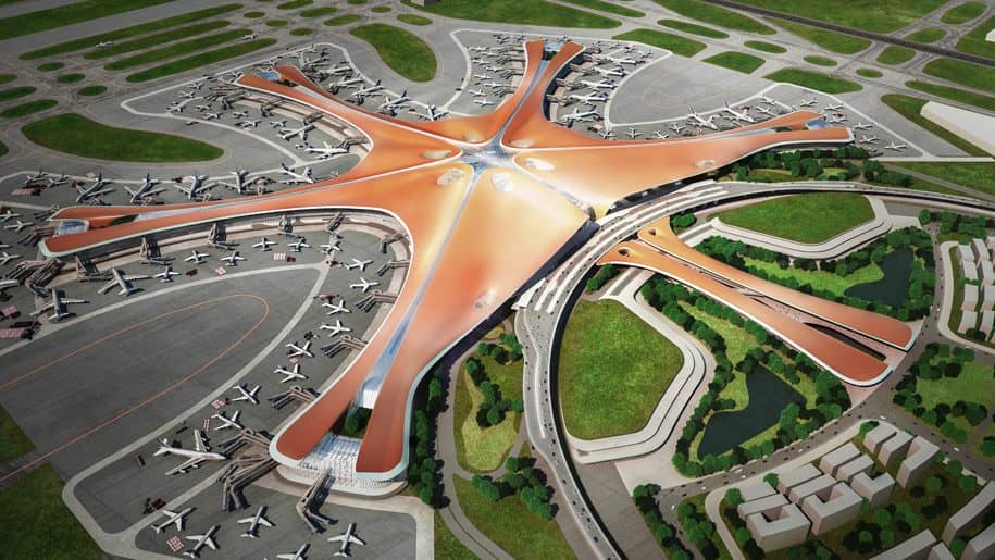 Το αεροδρόμιο «αστερίας» των Zaha Hadid Architects