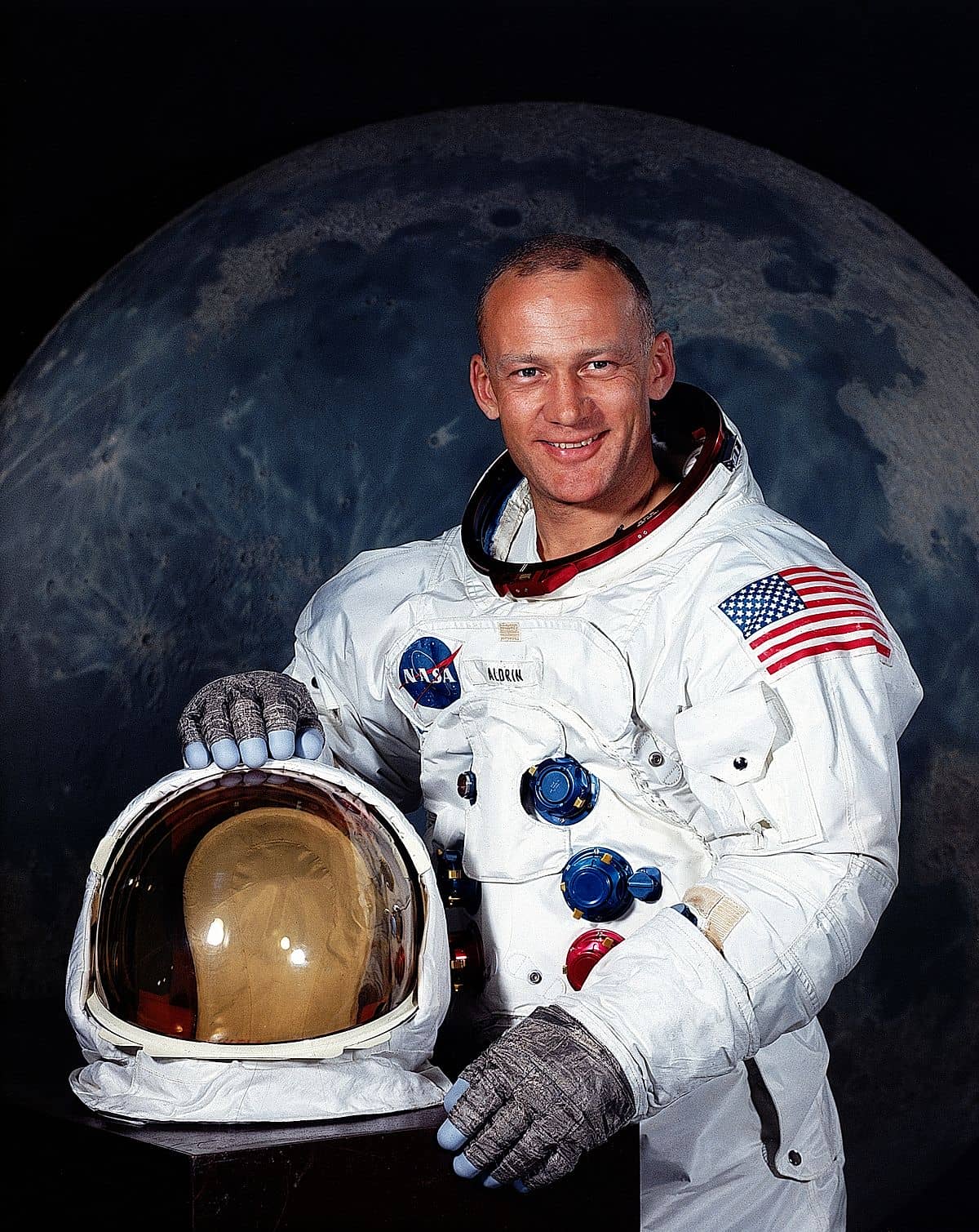 Buzz Aldrin, moon