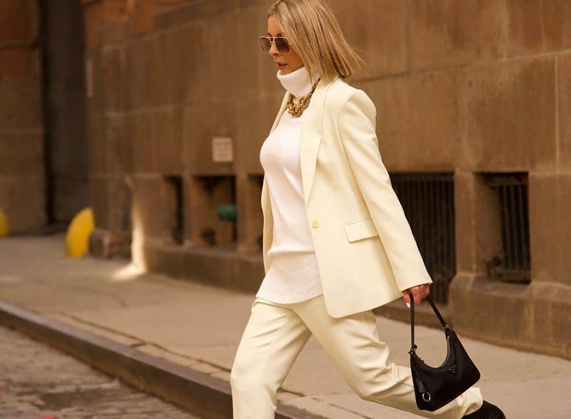 pastel suit