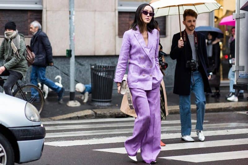 pastel suit