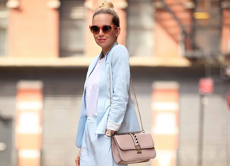 pastel suit