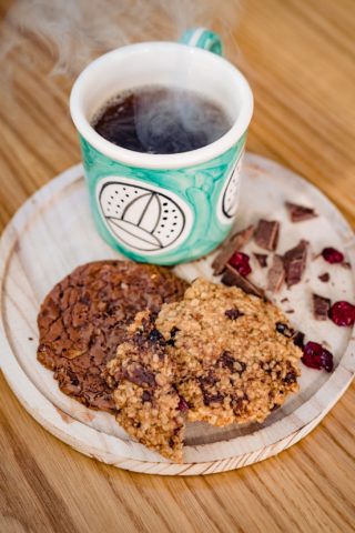 coffee, υγιεινά cookies