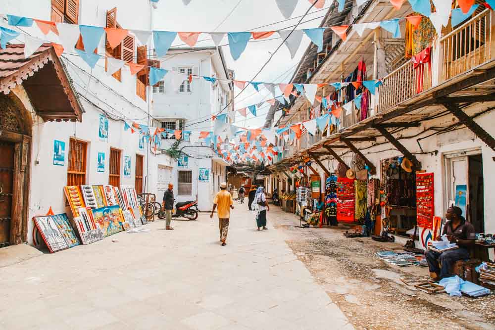 Stone Town is the old part of Zanzibar City