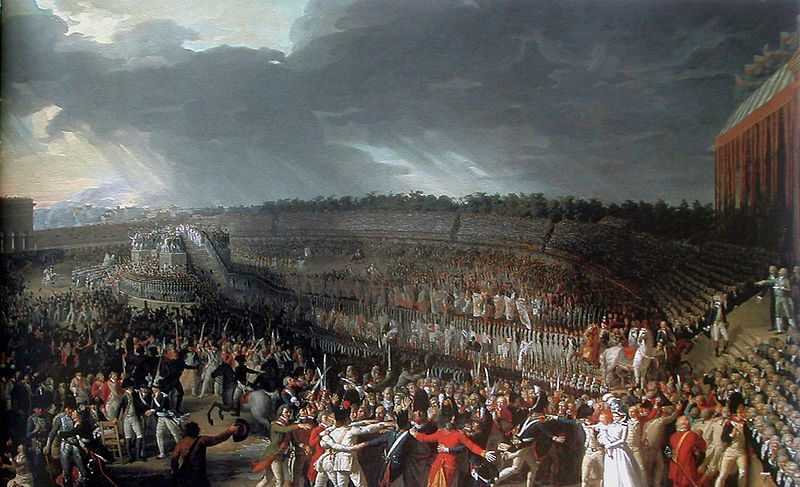 La Fête de la Fédération, le 14 juillet 1790, Charles Thévenin