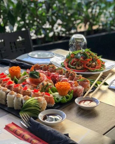 sushi bar, ασιατικό