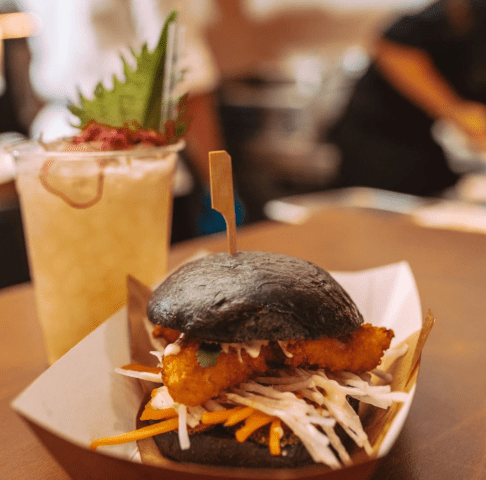 Boy Ban. street food