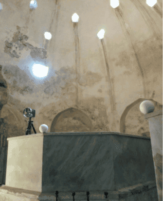 Ο χλιαρός χώρος του γυναικείου τμήματος.