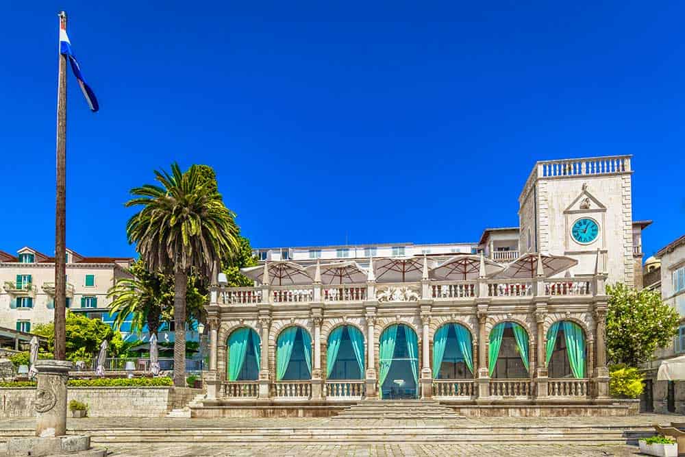 Loggia στο νησί Hvar