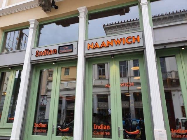 ινδικό φαγητό στην Αθήνα - Naanwich
