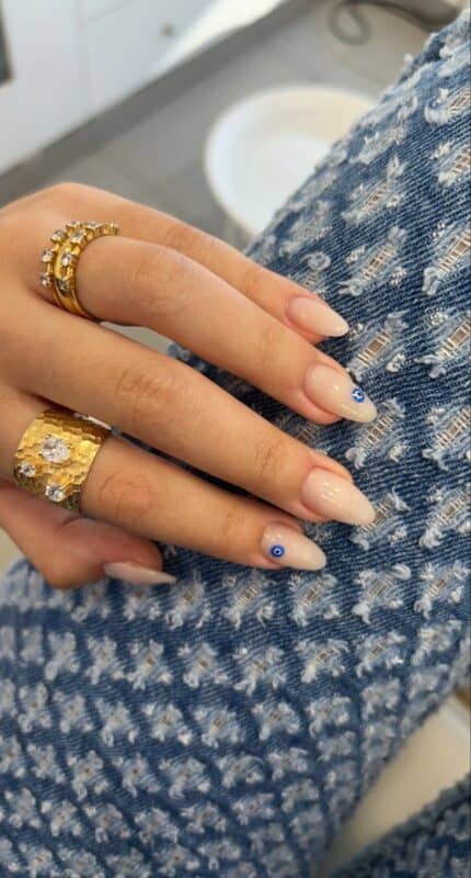 clear girl manicure