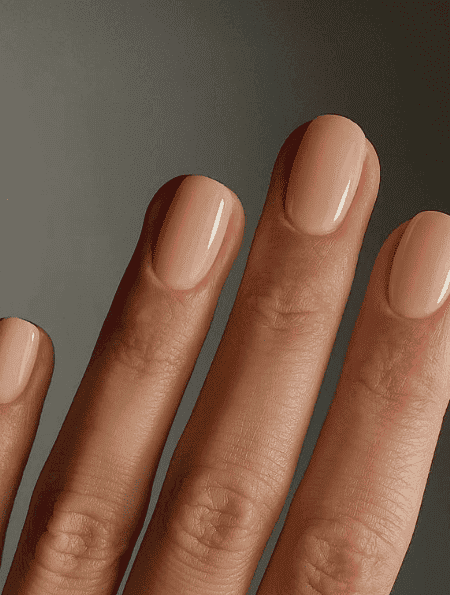 clear girl manicure