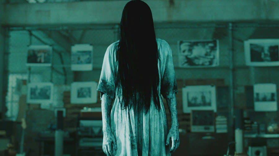 Εικόνα της Samara (ή Sadako) από την ταινία The Ring.