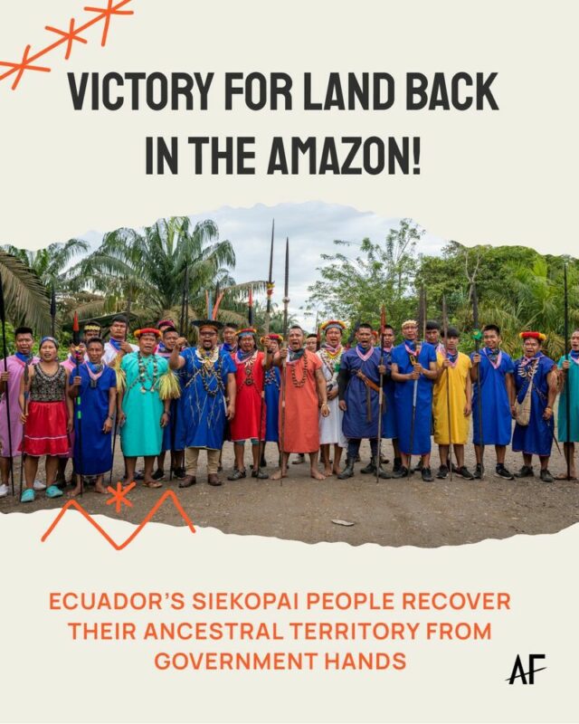 ιθαγενείς στο Εκουαδόρ κερδίζουν το δικαίωμα της γης τους